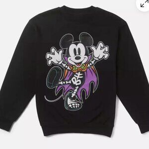 Mickey Mouse Halloween Pullover Sweatshirt for Adults NWT